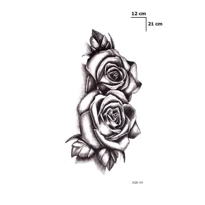 Gül Dövme Geçici Tattoo