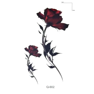Gül Geçici Dövme Tattoo