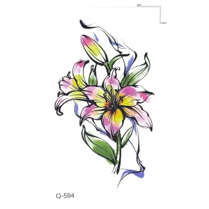 Gül Geçici Dövme Tattoo