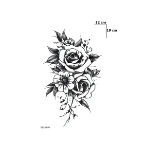 Gül Geçici Dövme Tattoo