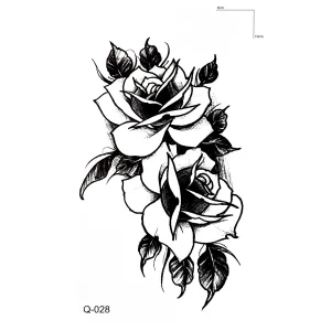 Gül Mini Geçici Dövme Tattoo