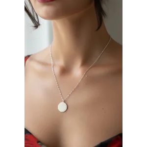 Gümüş Renk Çelik Kolye