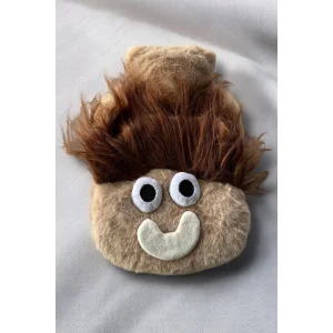 Kahverengi Canavar Figürlü Peluş Sıcak Su Torbası
