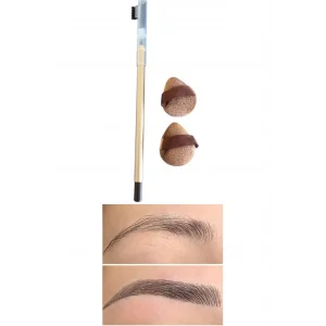 Kahverengi Göz kalemi Mini 2li Sünger Set