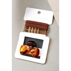 Kahverengi Toka Set
