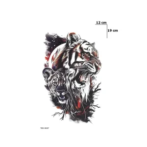Kaplan Dövme Geçici Tattoo