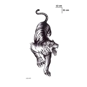 Kaplan Dövme Geçici Tattoo