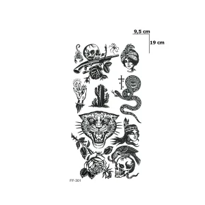 Karışık Dövme Geçici Tattoo
