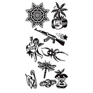 Karışık Dövme Geçici Tattoo