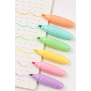 Karışık Renk 6lı Fosforlu Kalem Set
