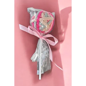 Karışık Renk Lolipop Figürlü Lastik Toka Set
