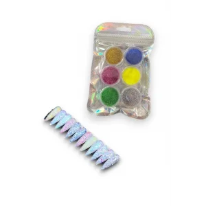 Karışık Renk Nail Art Tırnak Süsleme Simi
