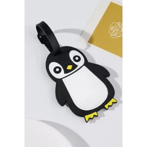 Karışık Renk Penguen Figürlü Bavul Kartlığı