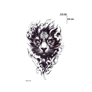 Kedi Geçici Dövme Tattoo