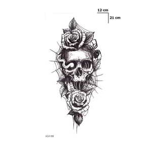 Kurukafa Geçici Dövme Tattoo