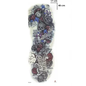 Kurukafa Kol Geçici Dövme Tattoo