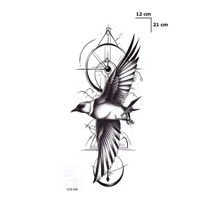 Kuş Dövme Geçici Tattoo