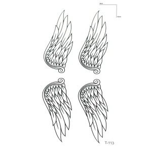 Melek Kanadı Mini Geçici Dövme Tattoo