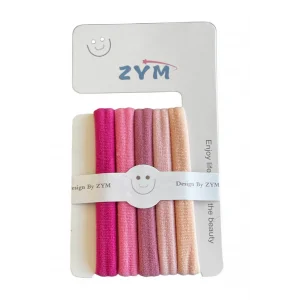 Pembe Renk 5li Lastik Toka Set