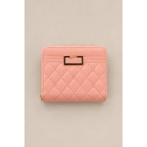 Pembe Renk Deri Kadın Cüzdan