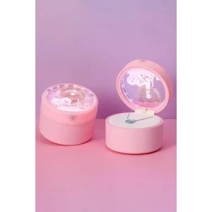 Pembe Renk Dokunmatik Işıklı Takı Organizeri