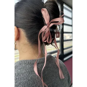 Pembe Renk Kurdele Figürlü Mandal Toka