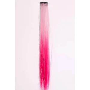 Pembe Renk Simli Yan Postiş (50cm)