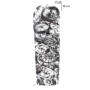 Pusula Kol Geçici Dövme Tattoo
