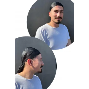 Siyah Renk Durag Bandana