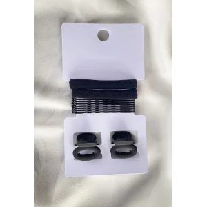 Siyah Renk Lastik Mandal Toka Set