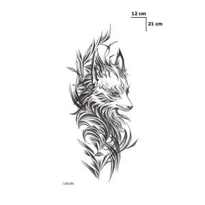 Tilki Geçici Dövme Tattoo