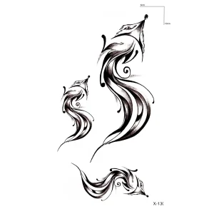 Tilki Geçici Dövme Tattoo