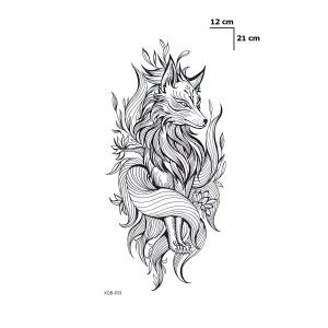 Tilki Geçici Dövme Tattoo
