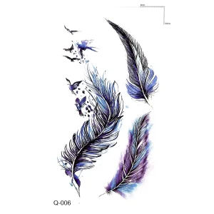 Tüy Mini Geçici Dövme Tattoo
