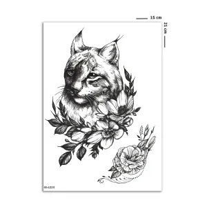 Vaşak Geçici Dövme Tattoo