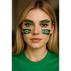 Yapışkanlı Yüz Stickeri Dövme Tattoo