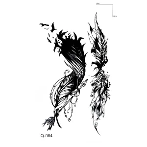 Yaprak Mini Dövme Geçici Tattoo