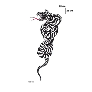 Yılan Geçici Dövme Tattoo