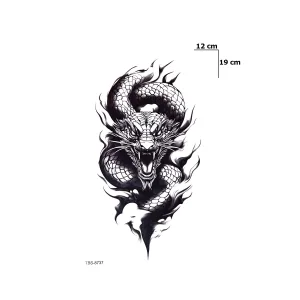 Yılan Geçici Dövme Tattoo