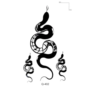 Yılan Mini Geçici Dövme Tattoo