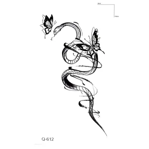 Yılan Mini Geçici Dövme Tattoo
