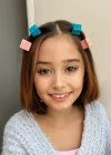 4lü Karışık Renk Mandal Toka Set