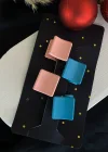 4lü Karışık Renk Mandal Toka Set
