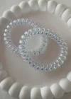 İkili Helezon Hologramlı Lastik Toka