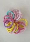 Karışık Renk Lastik Toka Set (Küçük Boy)
