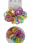 Karışık Renk Lastik Toka Set (Küçük Boy)