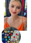Vücut Ve Yüz Taşı/ Karışık Renk Sticker