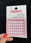 Vücut Ve Yüz Taşı/ Pembe Renk Taşlı Sticker