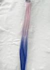 Yan Çıt Çıt Postiş / 2 Renk Ombre / 50 Cm