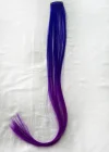 Yan Çıt Çıt Postiş / 2 Renk Ombre / 50 Cm